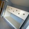 Single bunk bed with storage