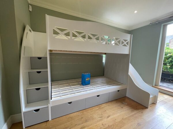 Childrens bunk with slide