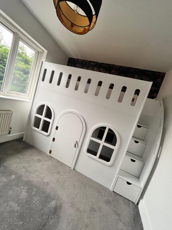 playhouse bed with stairs