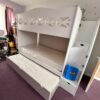 kids trundle bed with mattress