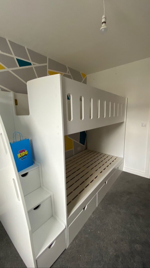 Tall bunk with stairs