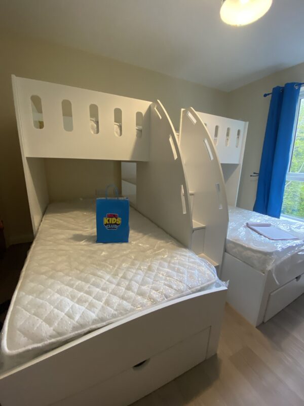 Trio bunk with storage
