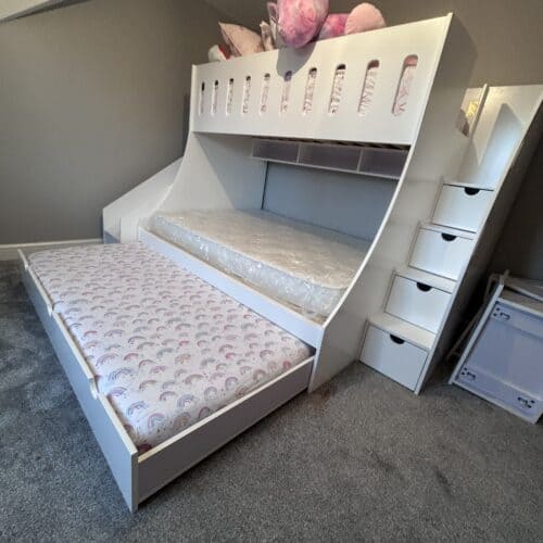 double and single trundle bed