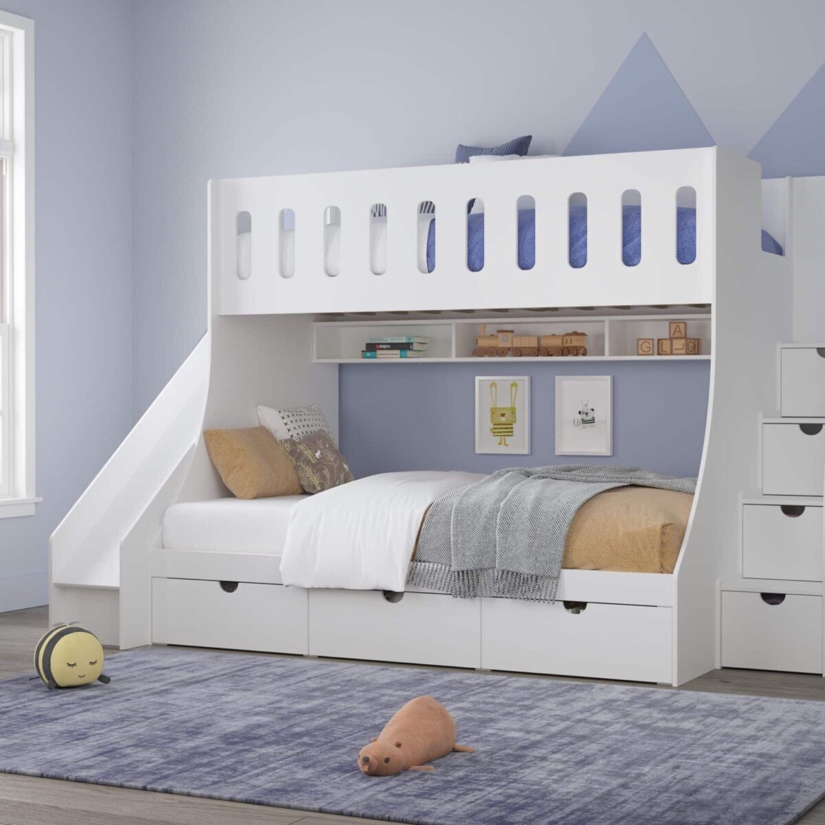 single and double bunk bed