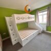 double bed with slide