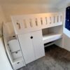 highsleeper with desk and wardrobe