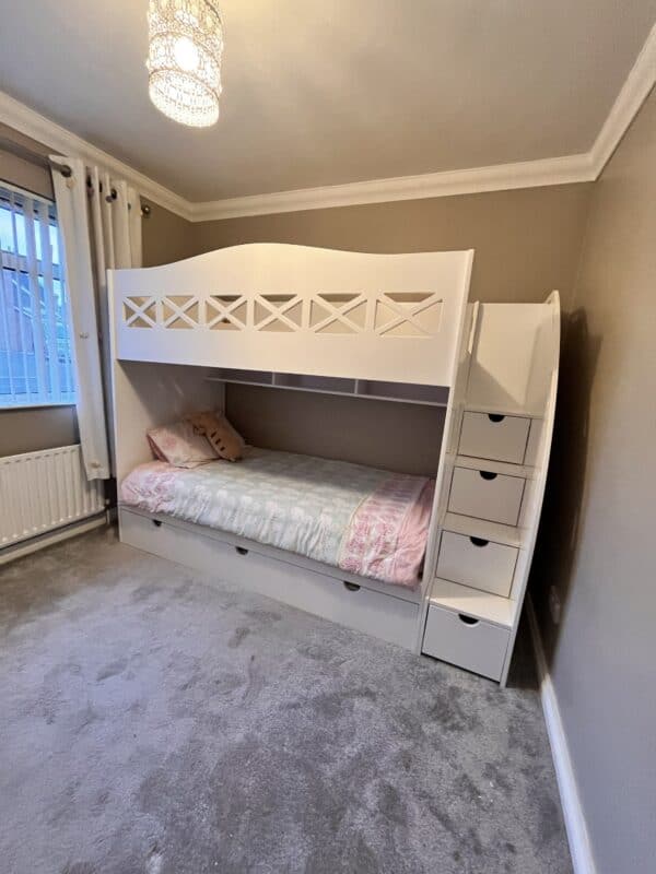 bunk bed with storage